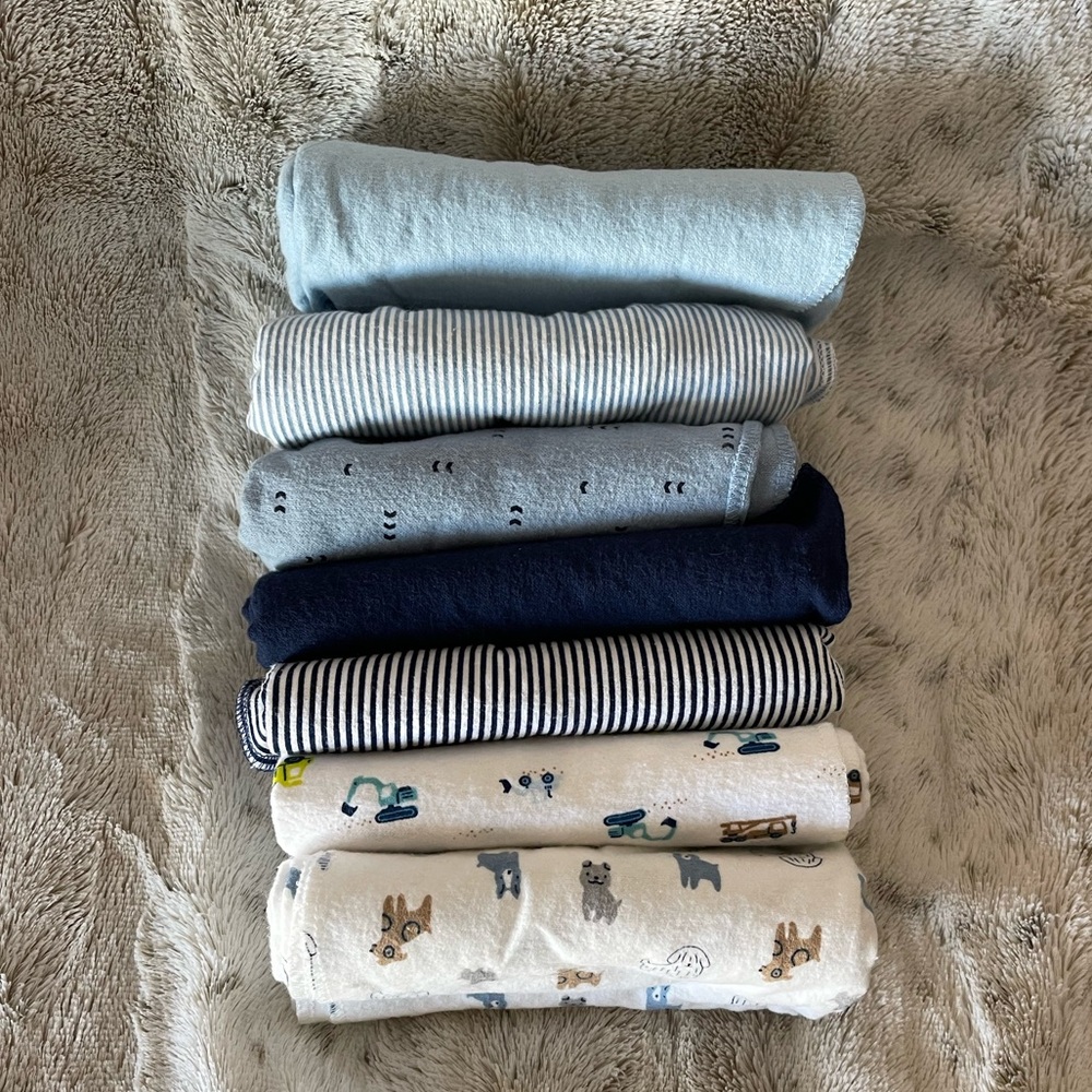 Baby receiving blankets